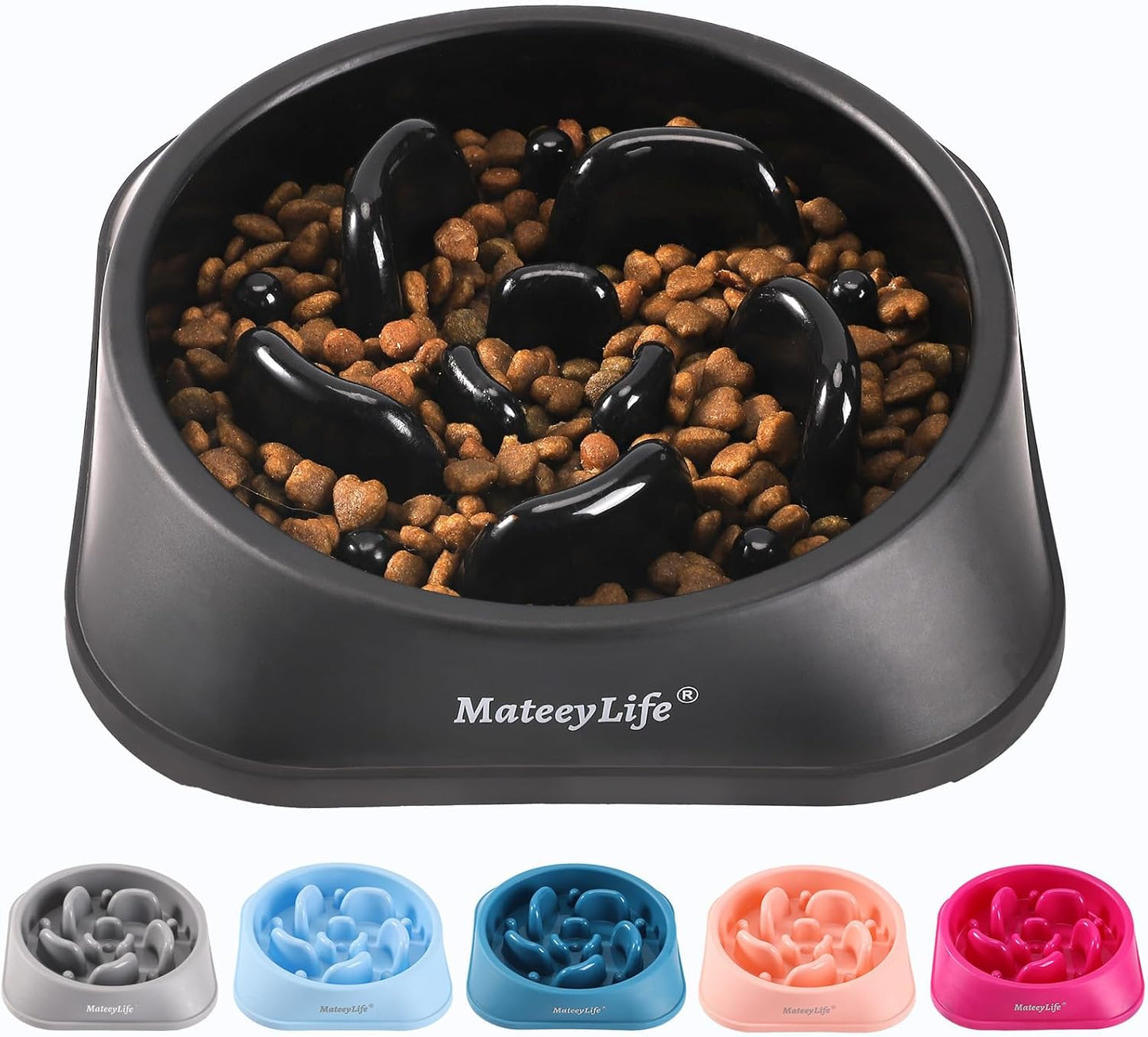 Anti-Gulp Puzzle Slow Feeder Bowl