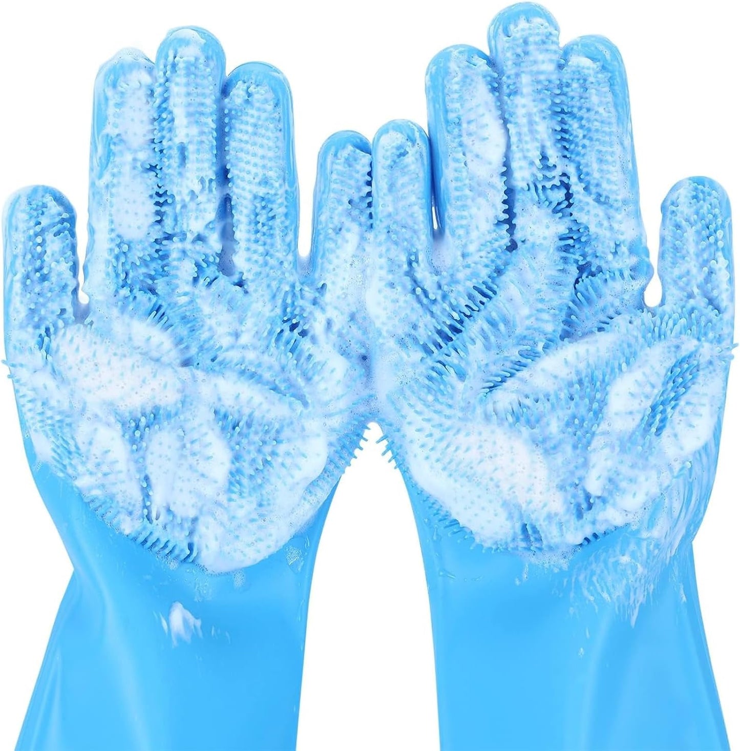 Bath Buddy Silicone Grooming Gloves