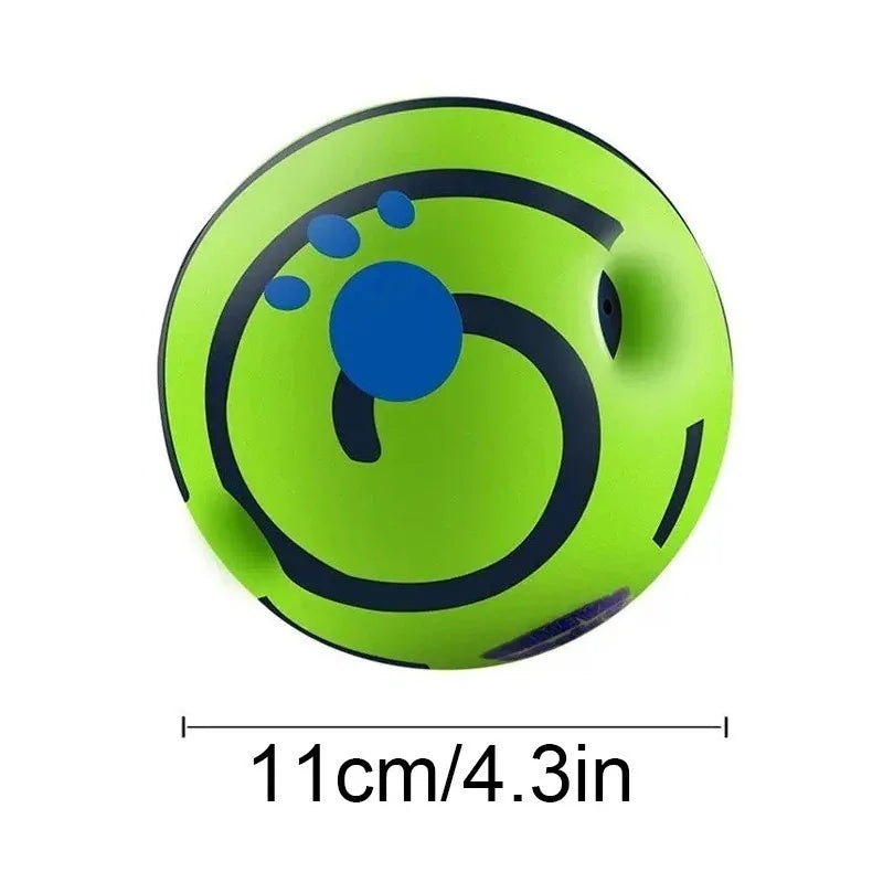 CHUS PET STORE™ Wobble & Giggle Glow Ball Dog Toy