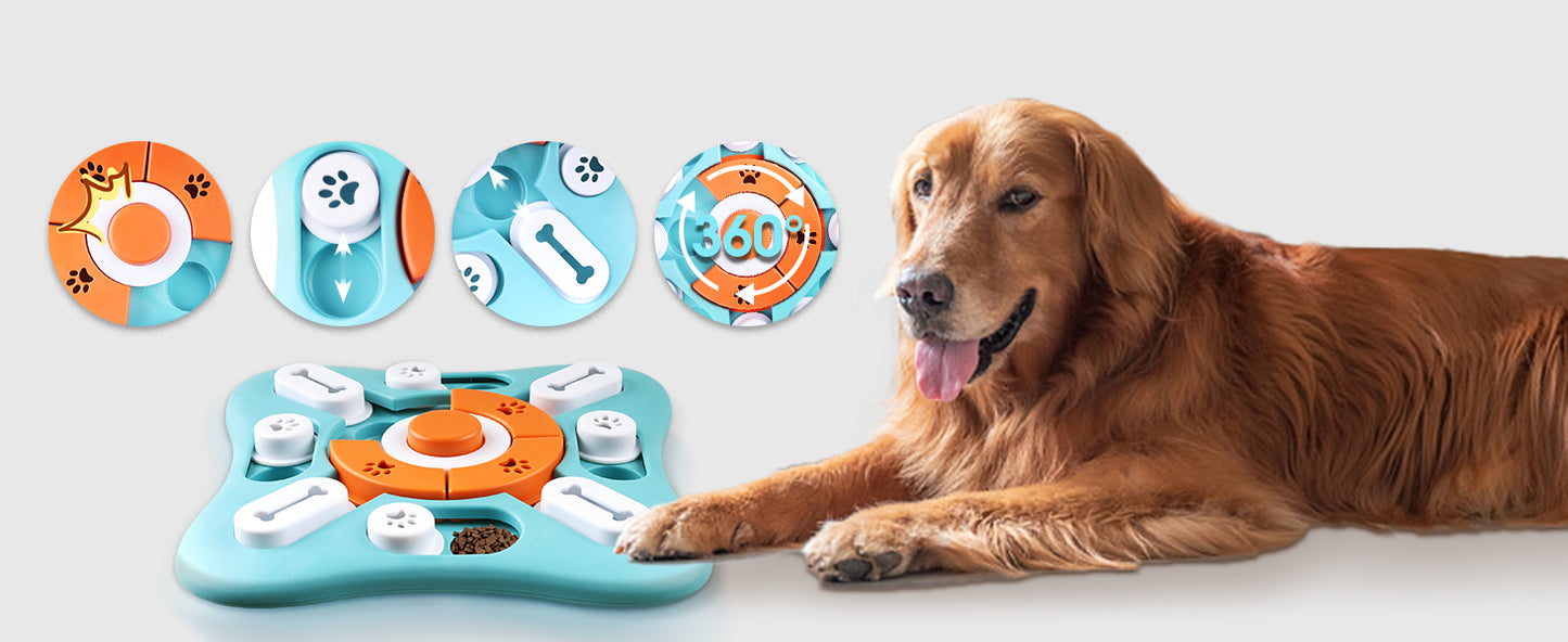 IQ Boost Dog Puzzle Feeder Board