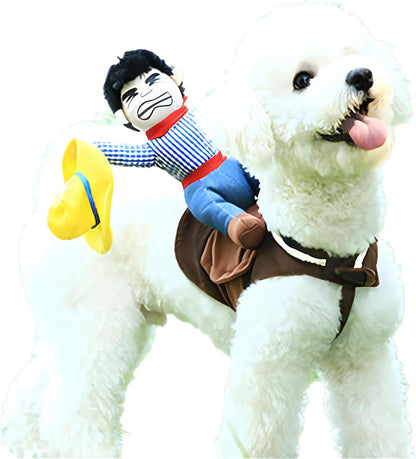Cowboy Rider Dog Costume
