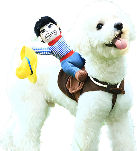 Cowboy Rider Dog Costume