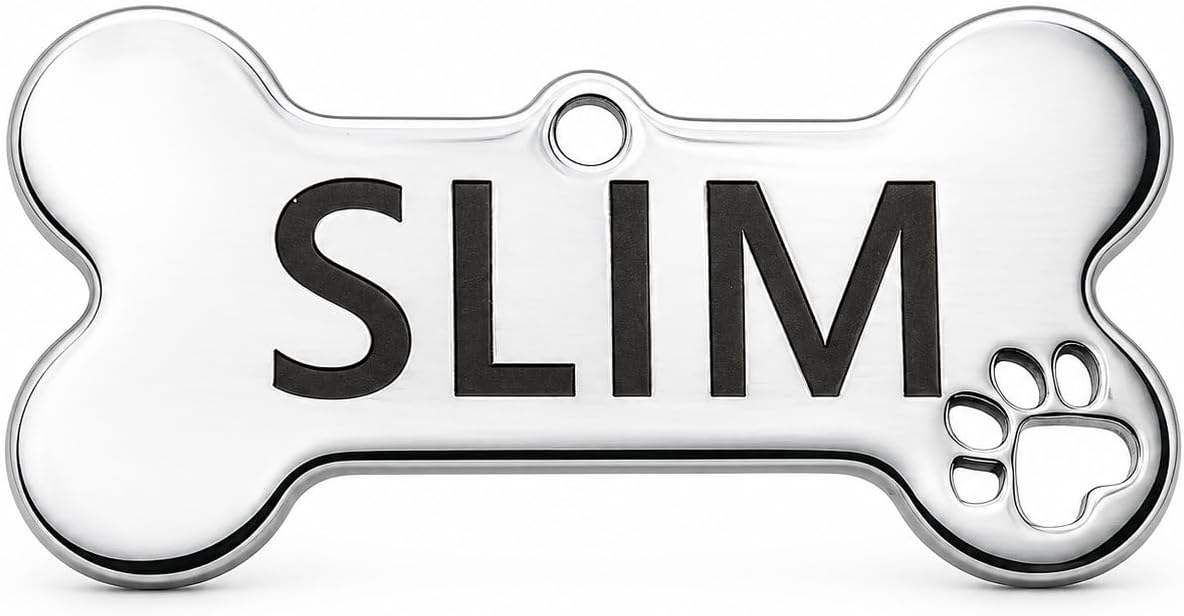 Engraved Stainless Steel Pet ID Tag