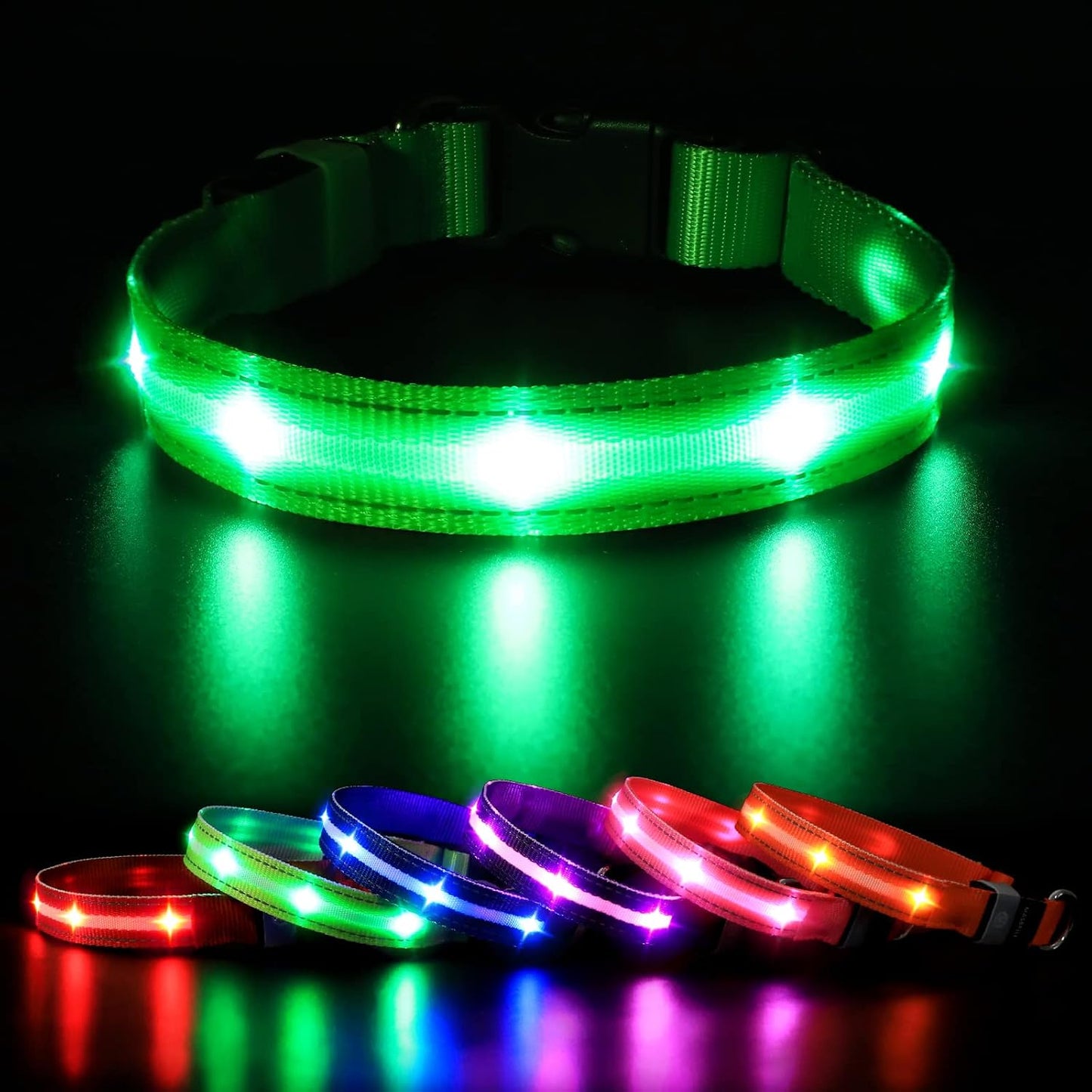StarLight Waterproof LED Dog Collar