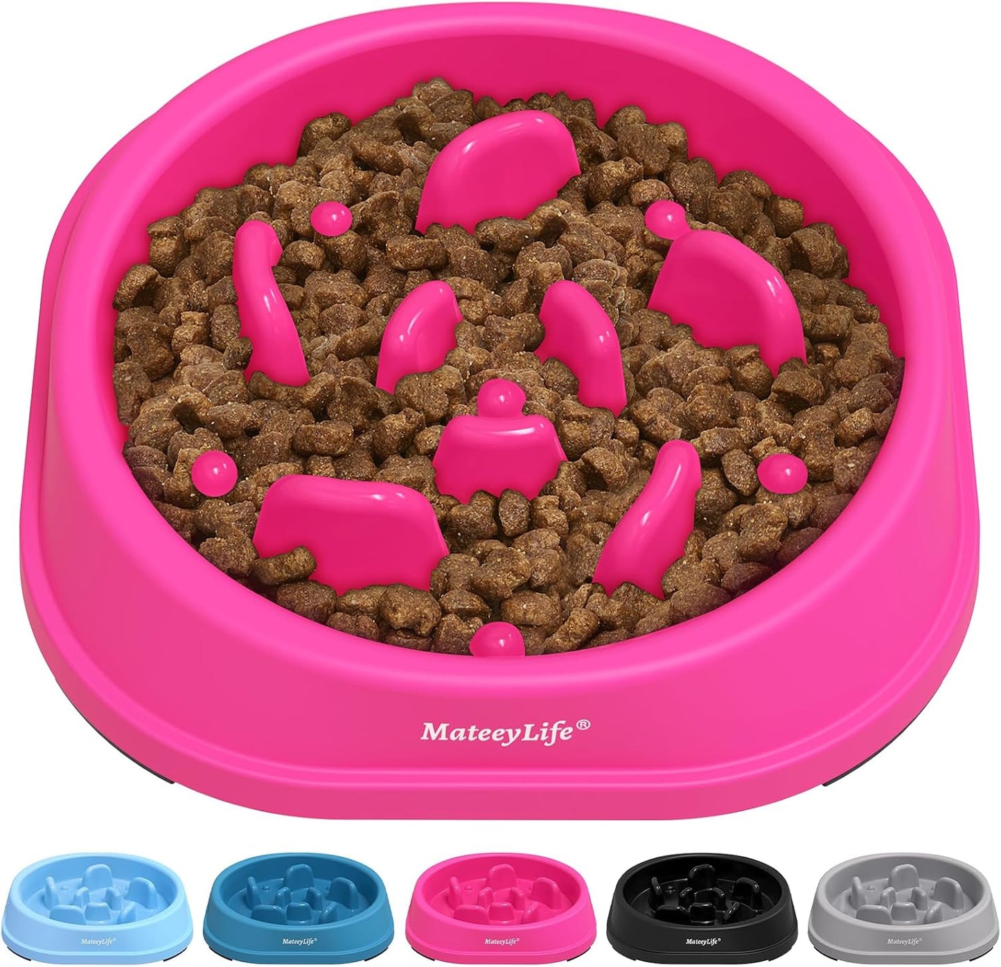Slow-Down Cat Feeder Bowls - 2 Pack