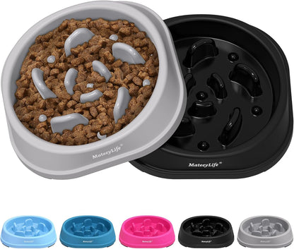 Slow-Down Cat Feeder Bowls - 2 Pack