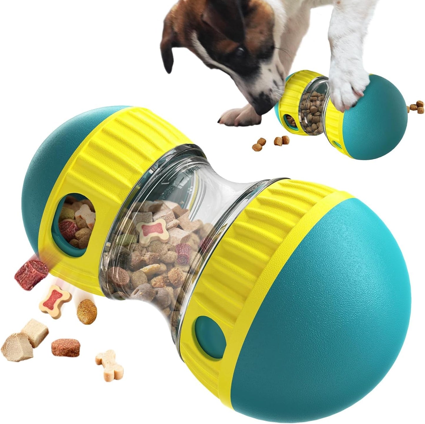 Roll & Reward Treat Dispensing Dog Ball