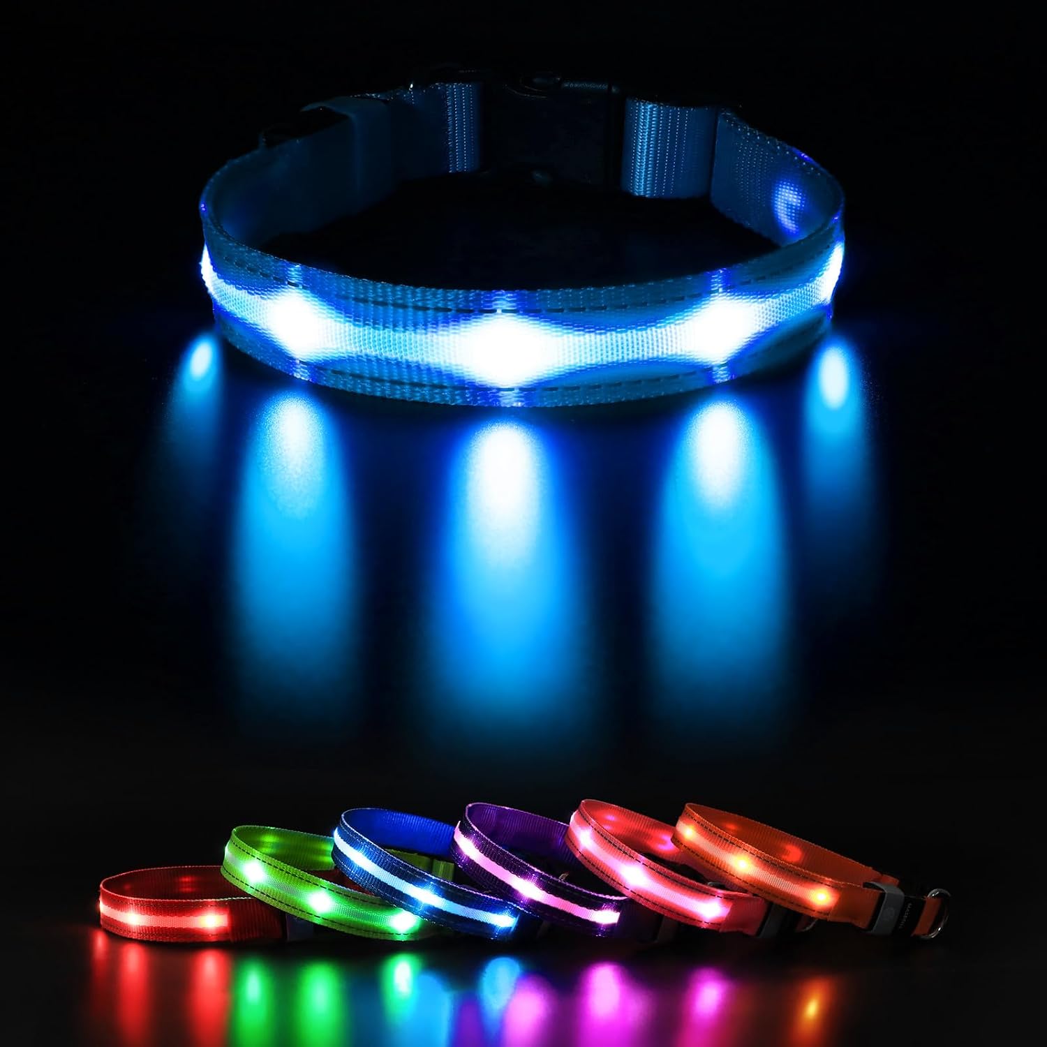 StarLight Waterproof LED Dog Collar
