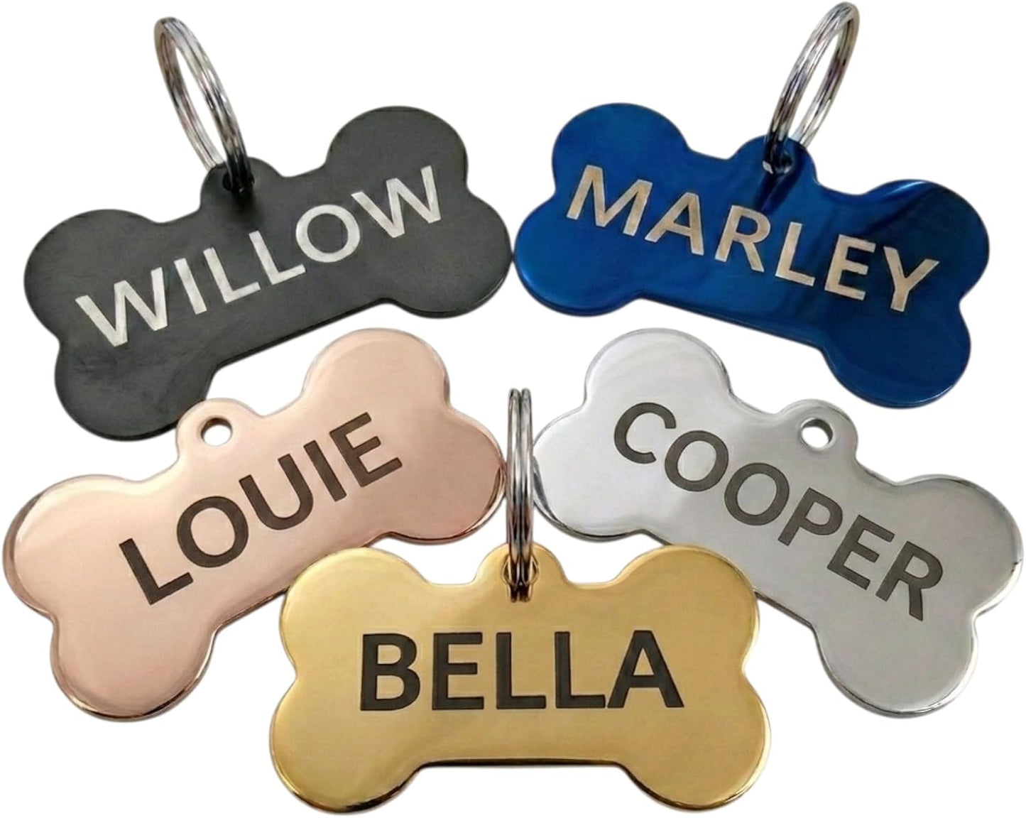 Engraved Stainless Steel Pet ID Tag