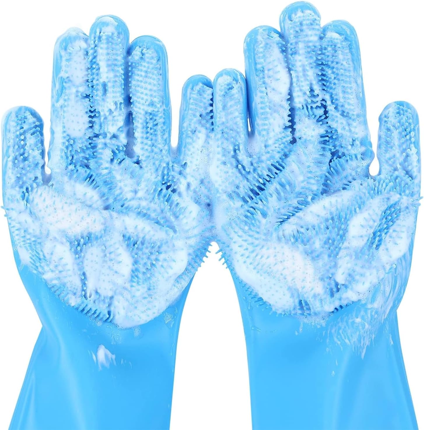Bath Buddy Silicone Grooming Gloves