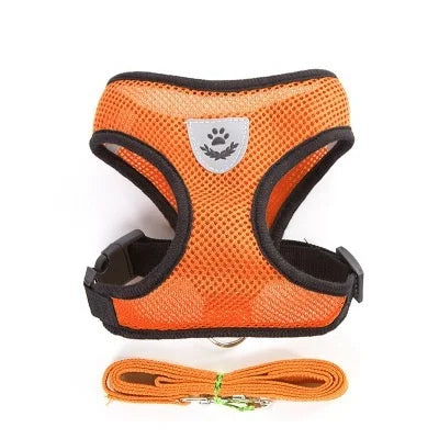 CHUS PET STORE™ Adjustable Mesh Cat Harness & Lead Set