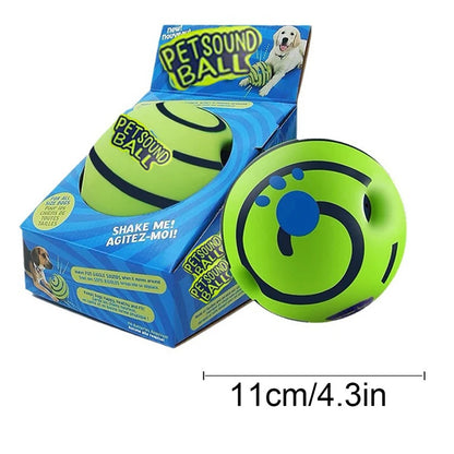 CHUS PET STORE™ Wobble & Giggle Glow Ball Dog Toy