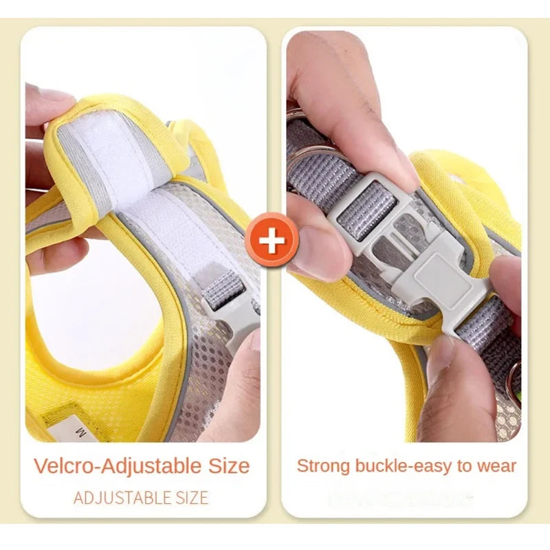 Reflective Adjustable Pet Harness Vest