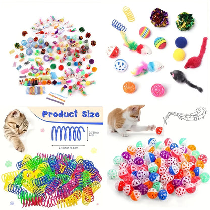 Cat Toys Mixed Pack 56/28/14pcs