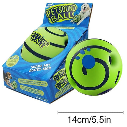 CHUS PET STORE™ Wobble & Giggle Glow Ball Dog Toy