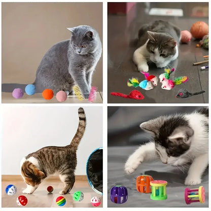 Cat Toys Mixed Pack 56/28/14pcs