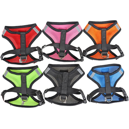 CHUS PET STORE™ Adjustable Mesh Cat Harness & Lead Set